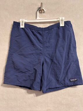 Patagonia Men's Navy Blue Swim/Board Shorts XS multifuncional water repelant